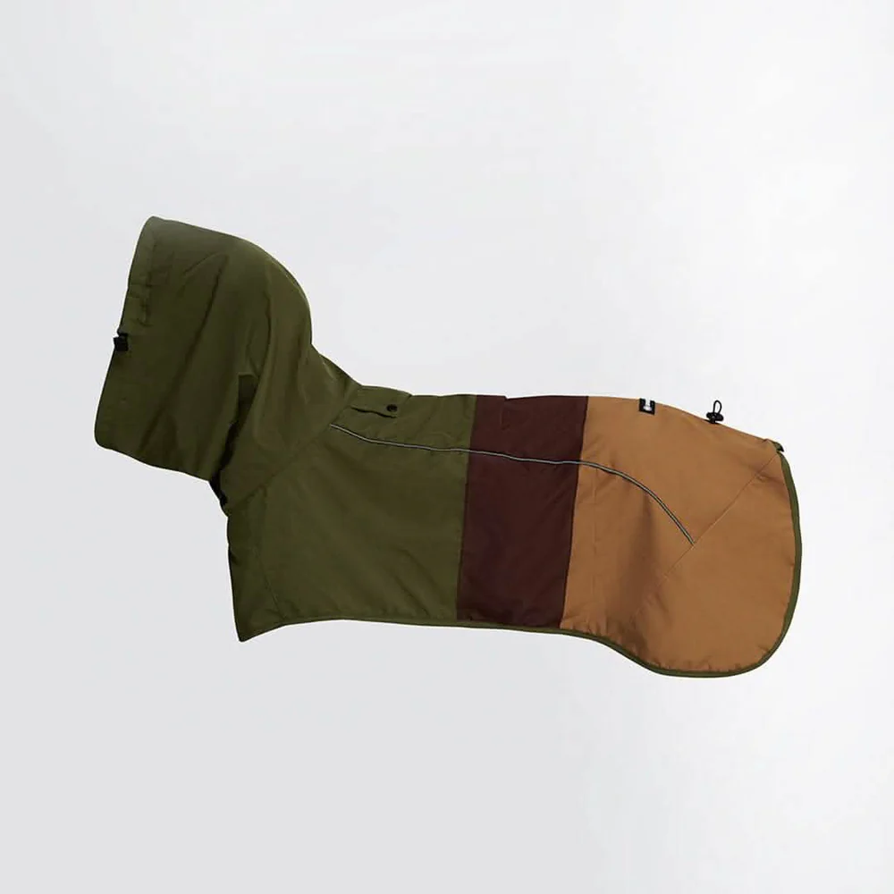Breatheshield™ Dog Raincoat - Green Brown Tan - Image 6