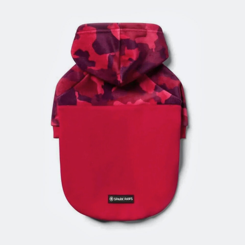 Fuchsia Camo Dog Hoodie - Image 10