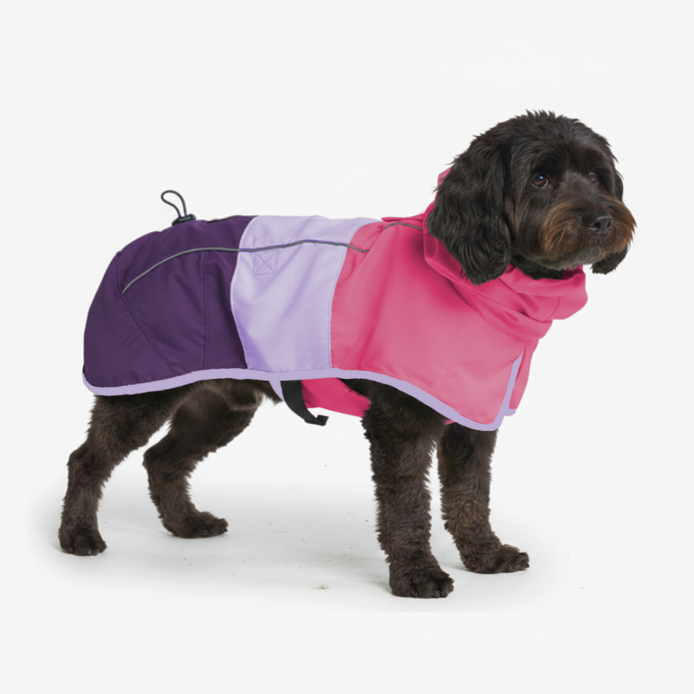 Breatheshield™ Dog Raincoat - Pink Lilac Purple - Image 4