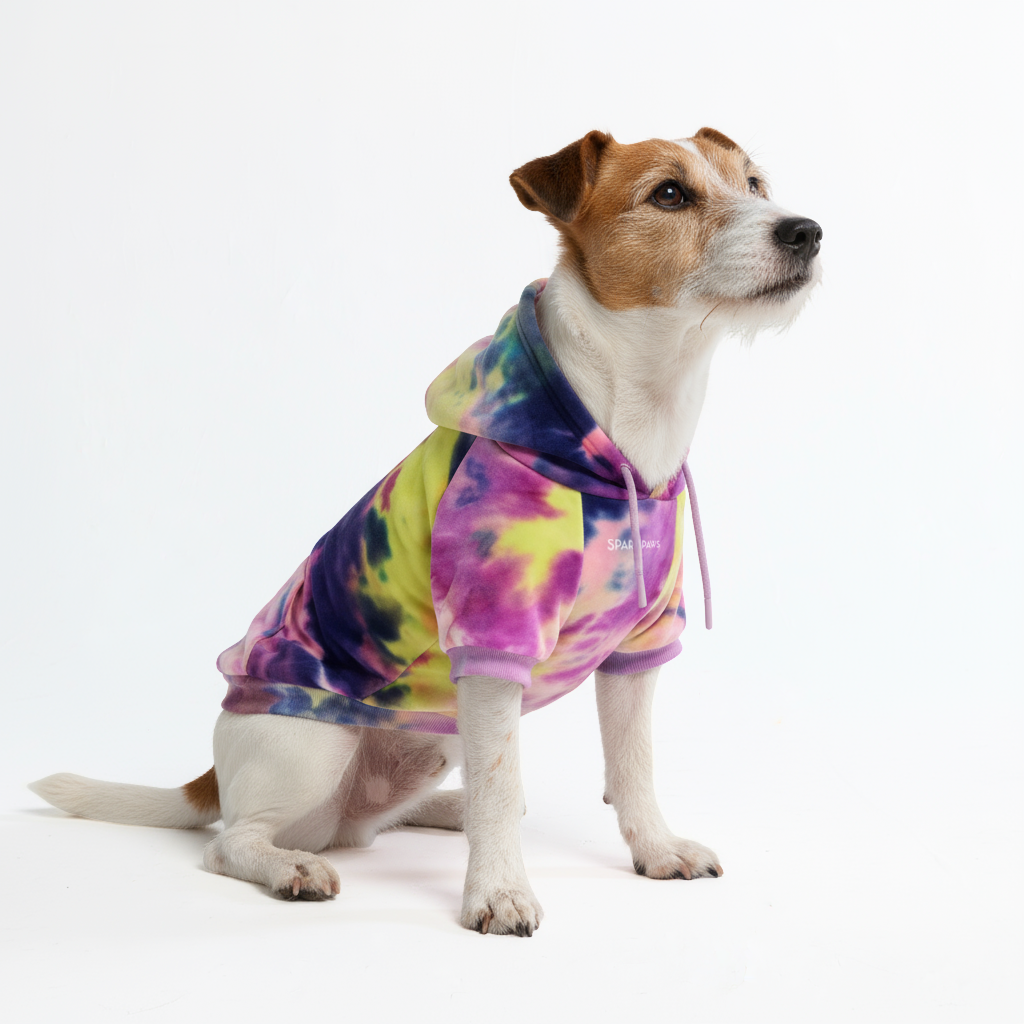 Velvet Dog Hoodie - Berry Lemonade - Image 4