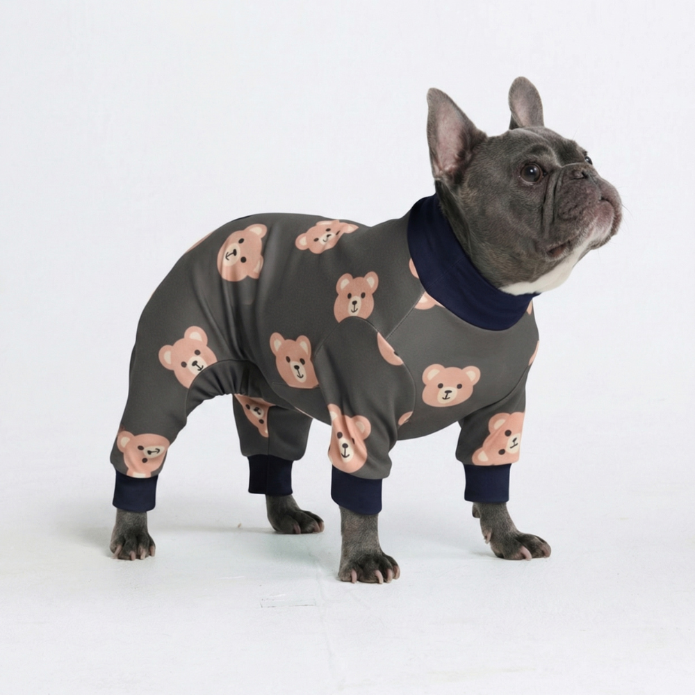 Dog Pajama - Bear Black - Image 4