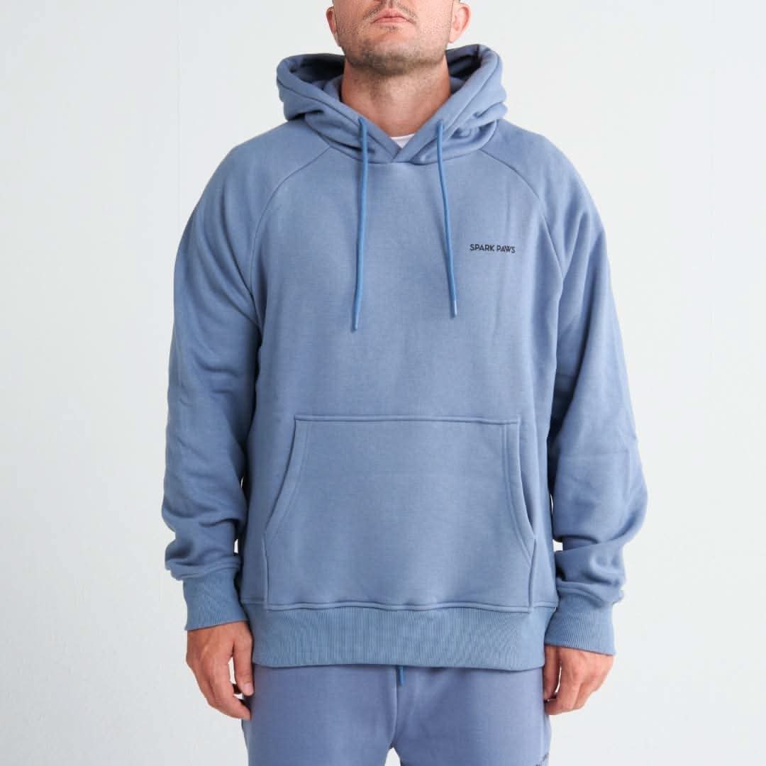 Essential Human Hoodie - Slate Blue - Image 2