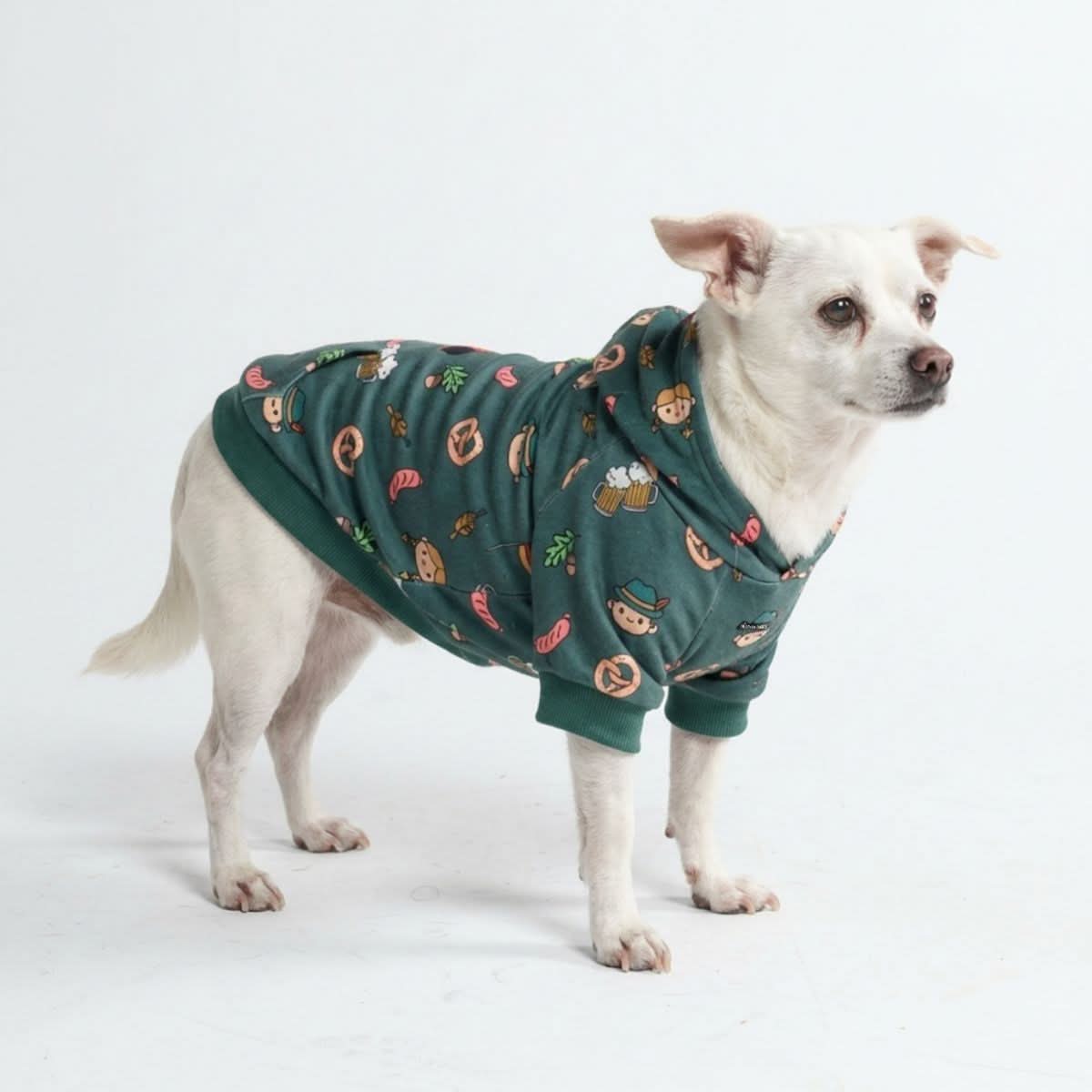The Germany Dog Hoodie - Dark Green - Image 2