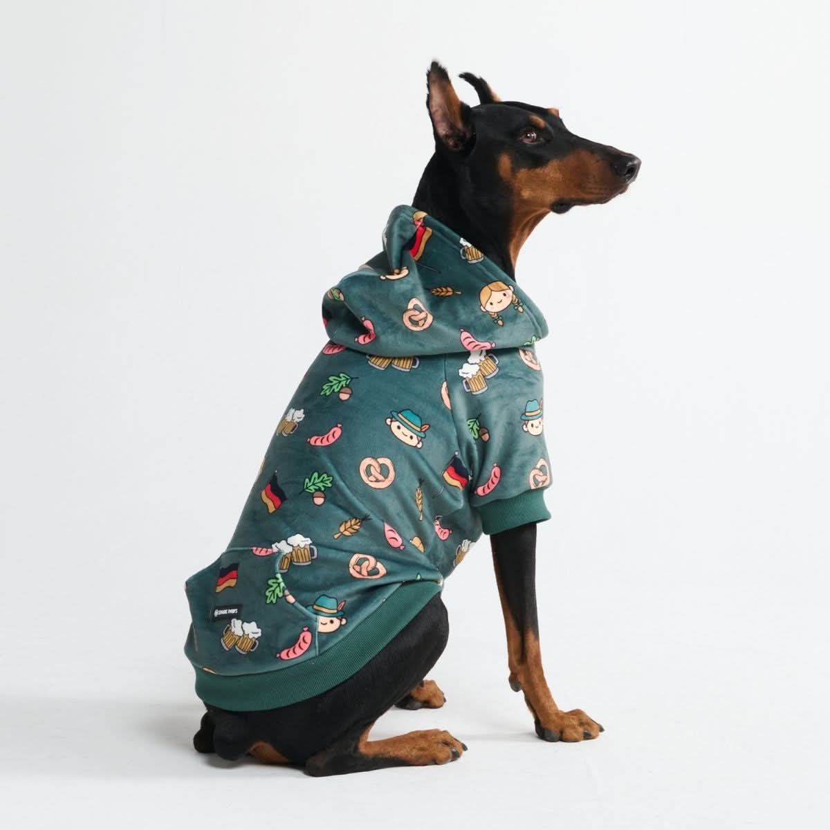 The Germany Dog Hoodie - Dark Green - Image 7