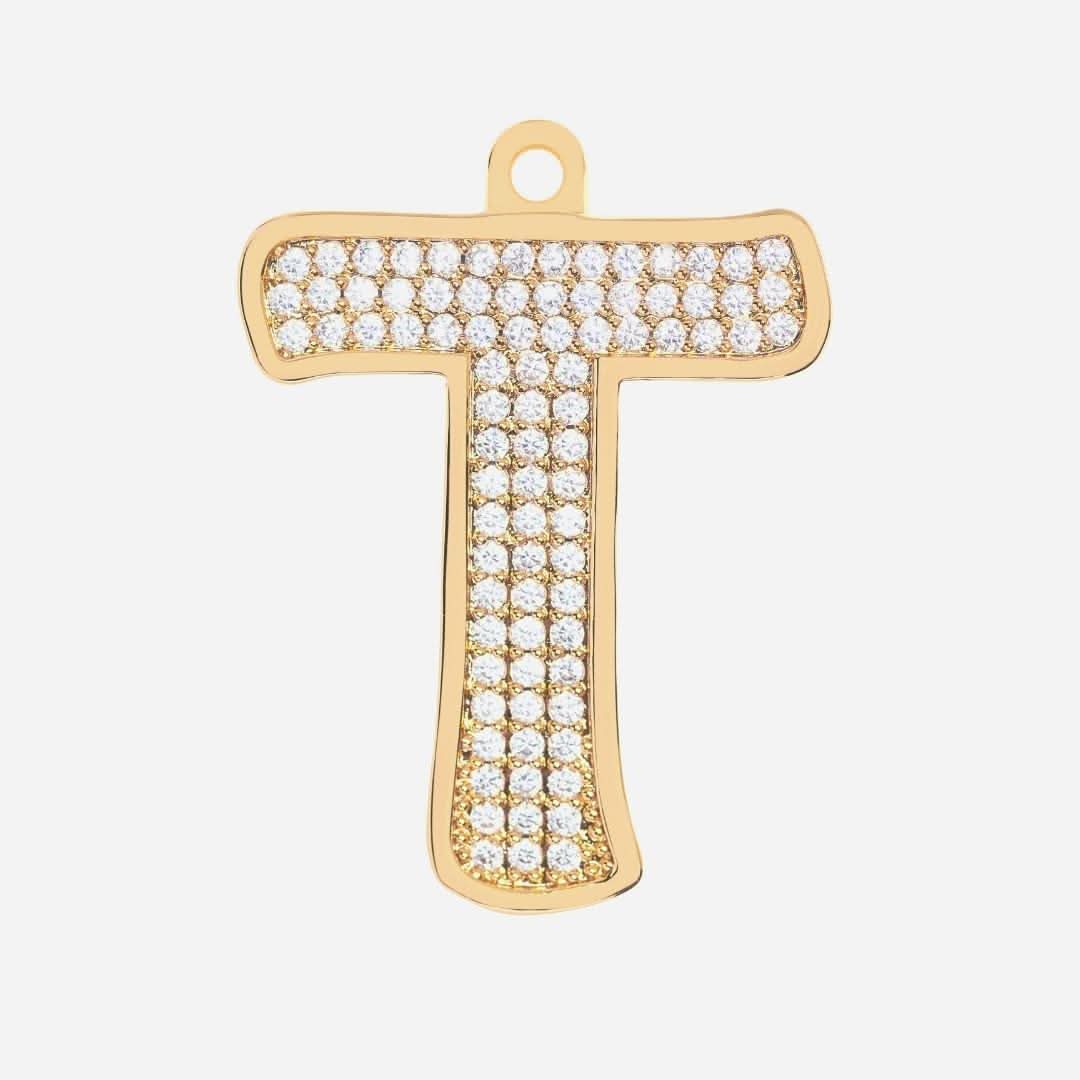 Initial Letter Jewelry Tag - T - Image 2