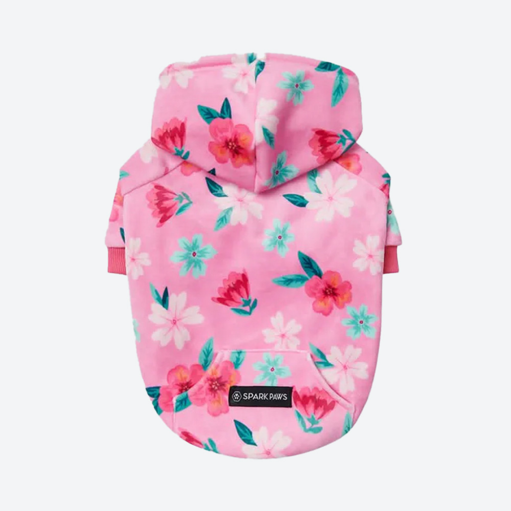 Blossom Dog Hoodie - Pink - Image 10