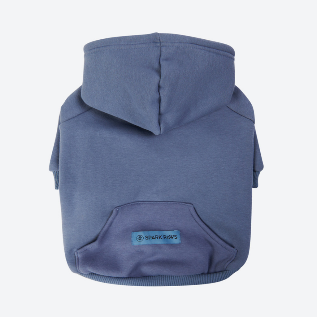 Essential Dog Hoodie - Slate Blue - Image 10