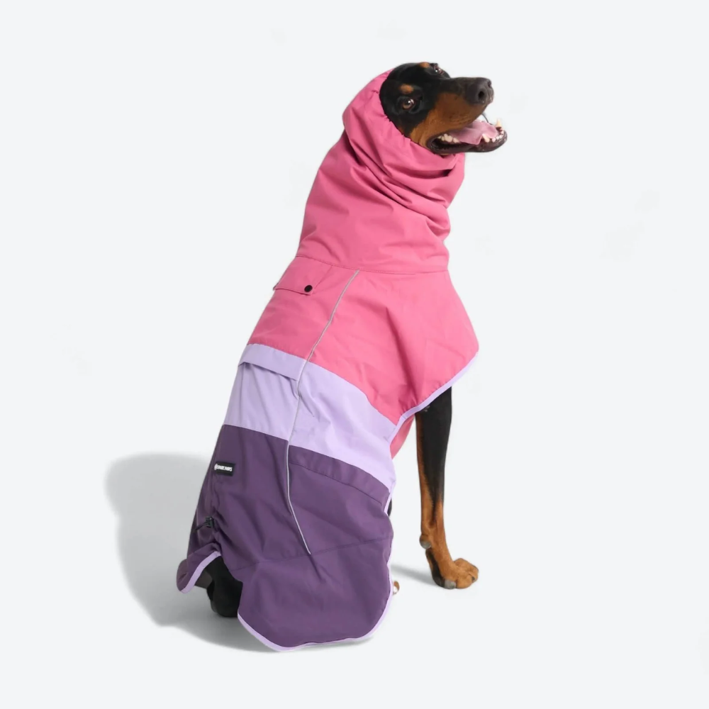 Breatheshield™ Dog Raincoat - Pink Lilac Purple - Image 7