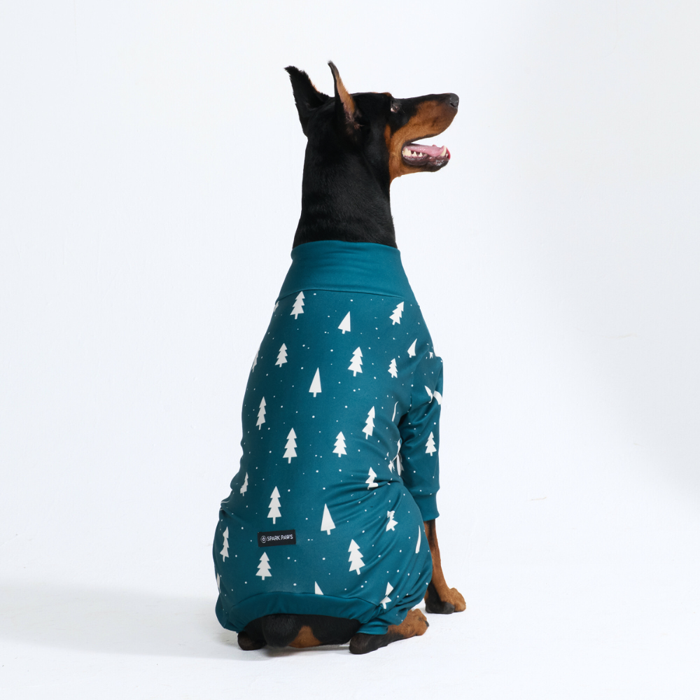 Dog Christmas Pajama - Frosty Pines - Image 8
