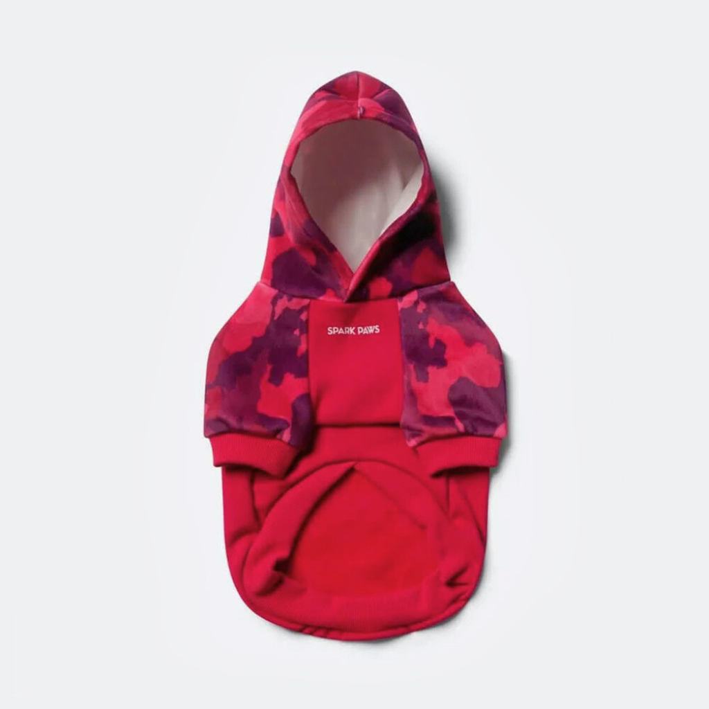 Fuchsia Camo Dog Hoodie - Image 9