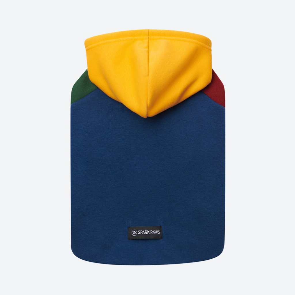 Primary Color Block Dog Hoodie - Image 10