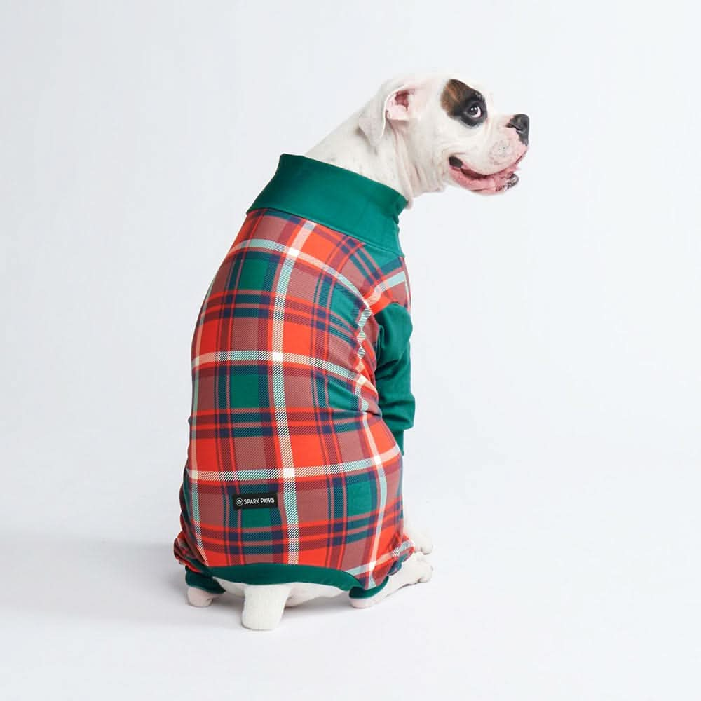 Dog Pajama - Green and Red Plaid - Image 9