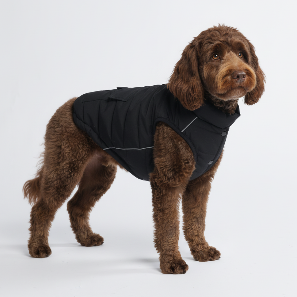 WarmShield Water-Resistant Jacket - Black - Image 6
