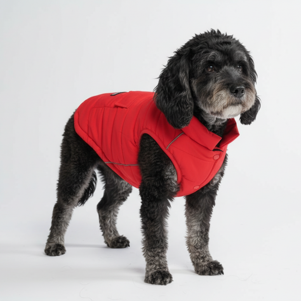 WarmShield Water-Resistant Jacket - Red - Image 4