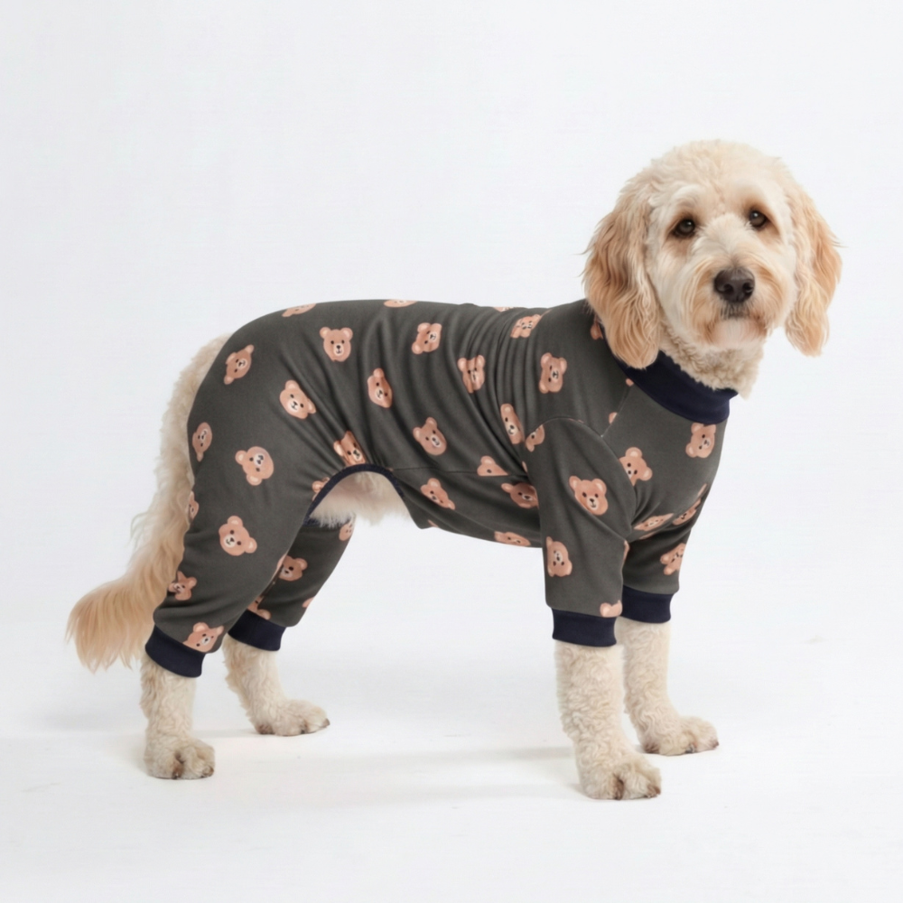 Dog Pajama - Bear Black - Image 5