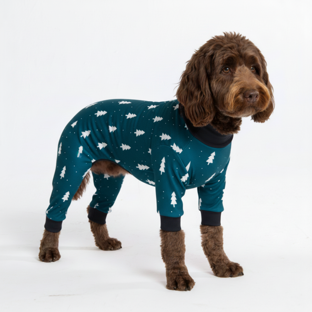 Dog Christmas Pajama - Frosty Pines - Image 5