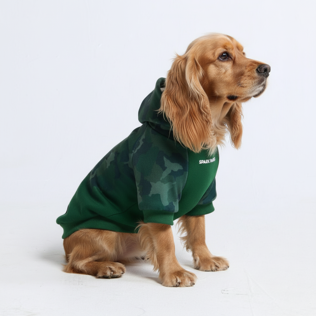 Forest Camo Dog Hoodie - Image 5