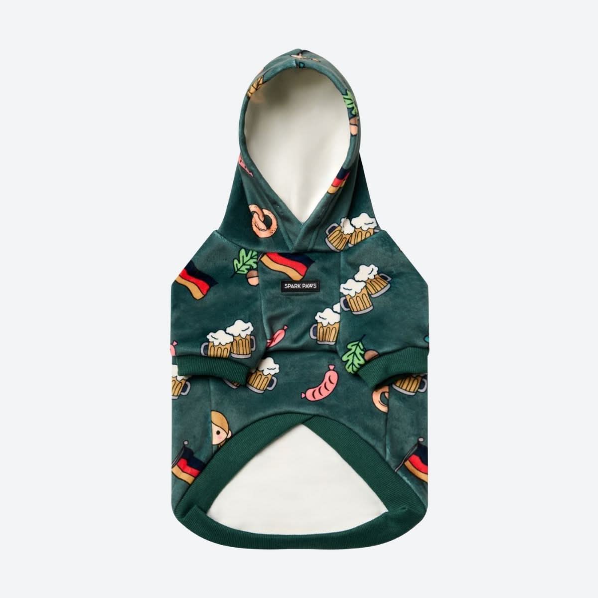 The Germany Dog Hoodie - Dark Green - Image 6