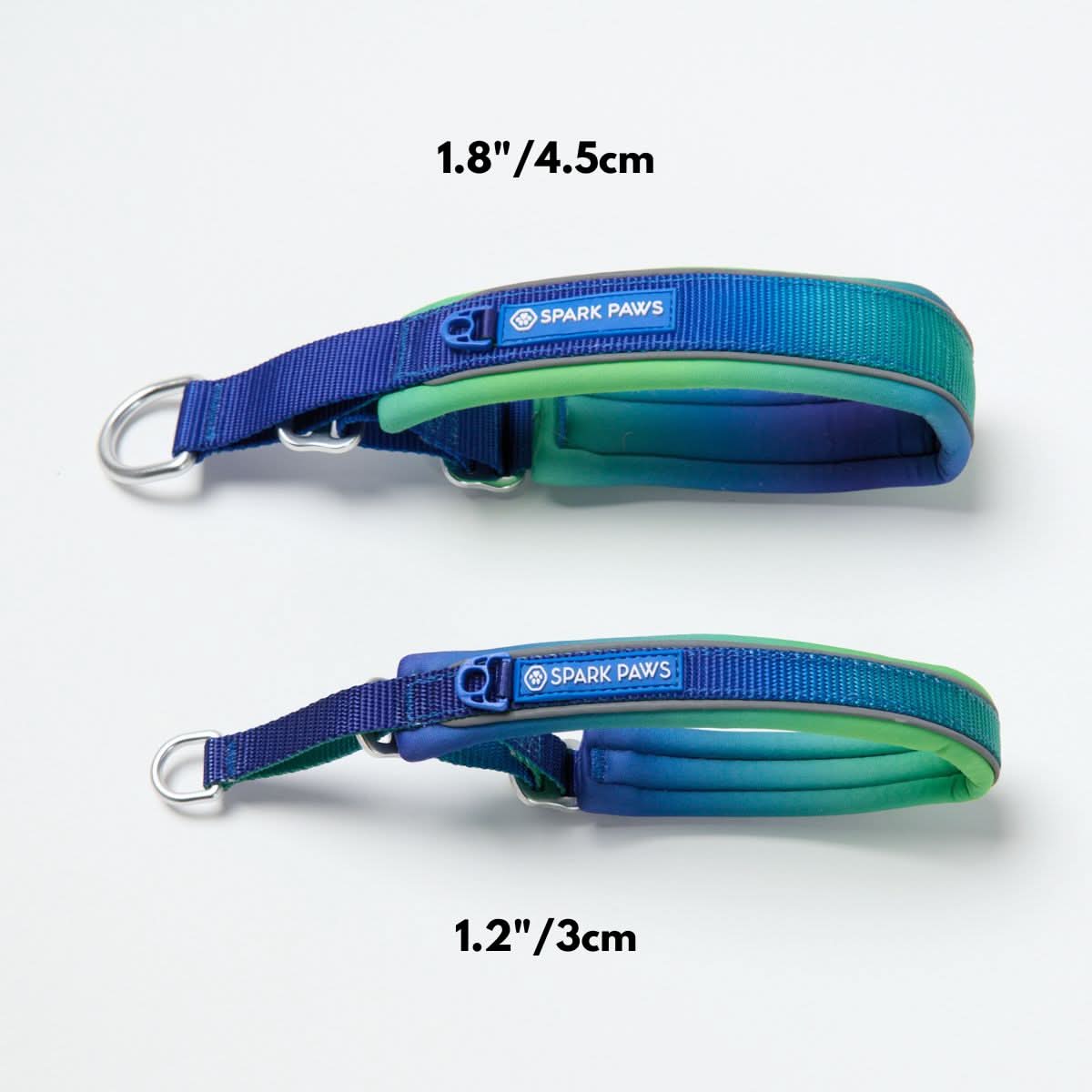 Cushioned Martingale Collar - Lime Wave - Image 11