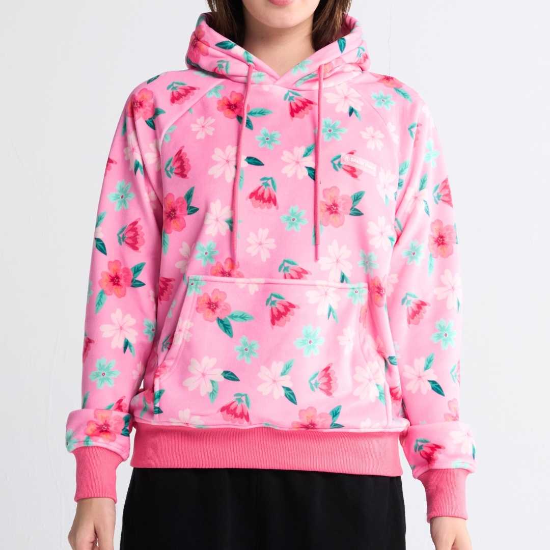 Blossom Human Hoodie - Pink - Image 2