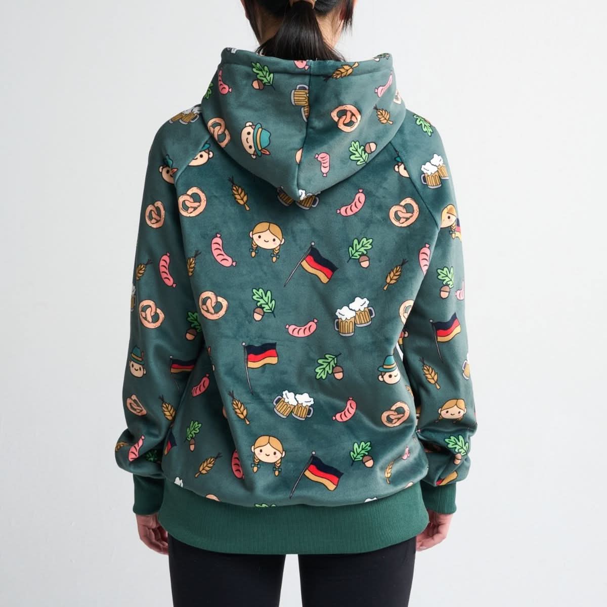 The Germany Human Hoodie - Dark Green - Image 3
