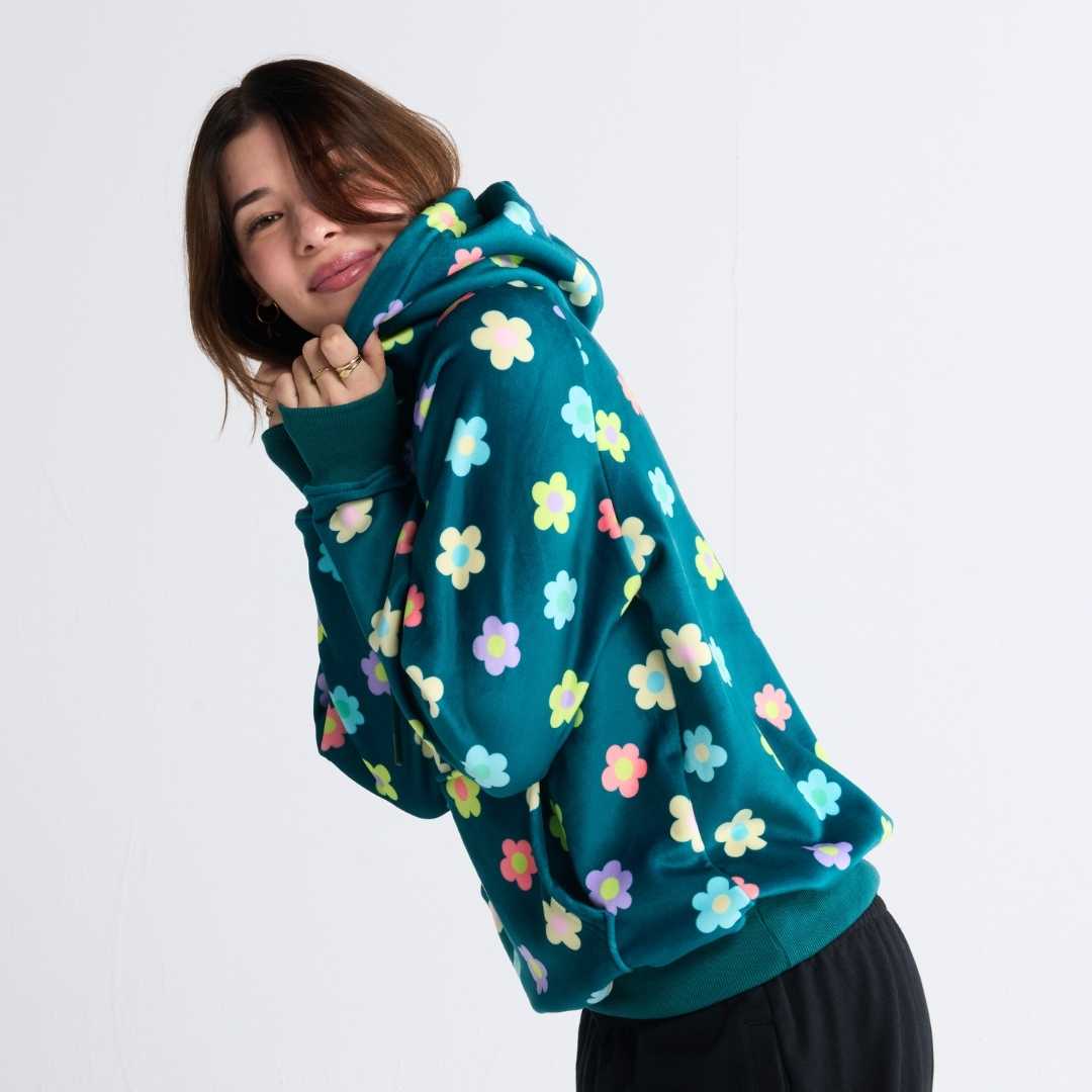 Daisy Human Hoodie - Green - Image 3
