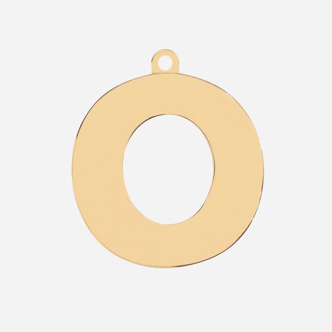 Initial Letter Jewelry Tag - O - Image 3