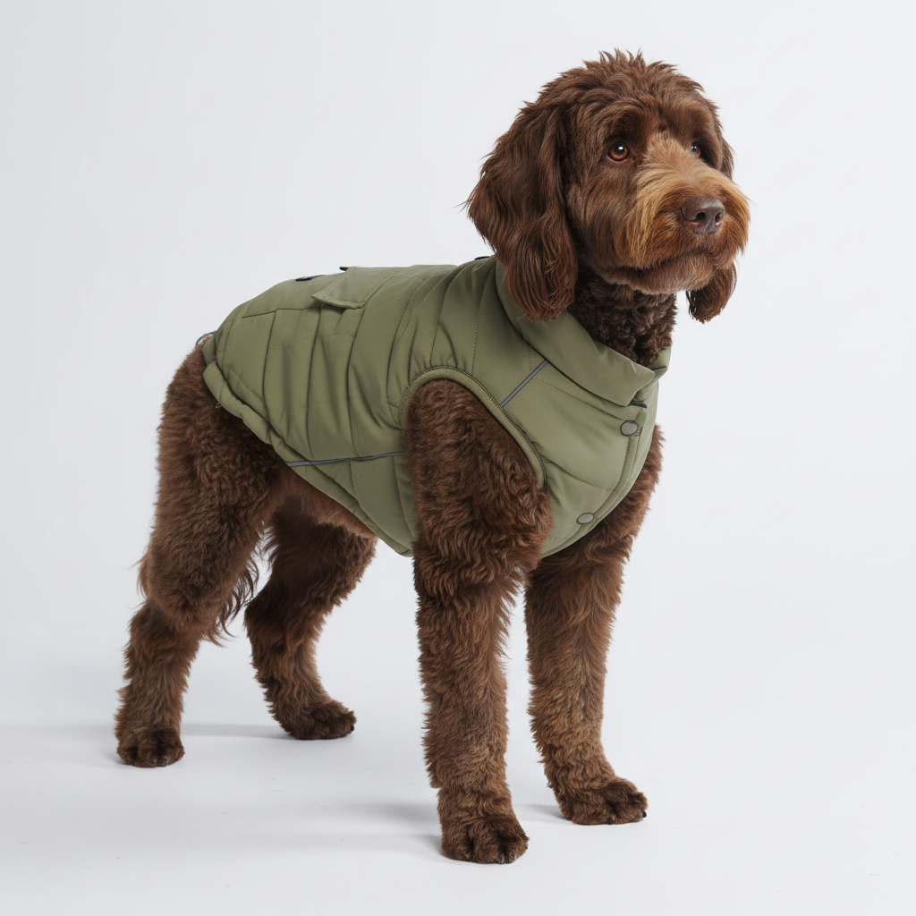 WarmShield Water-Resistant Jacket - Olive - Image 6