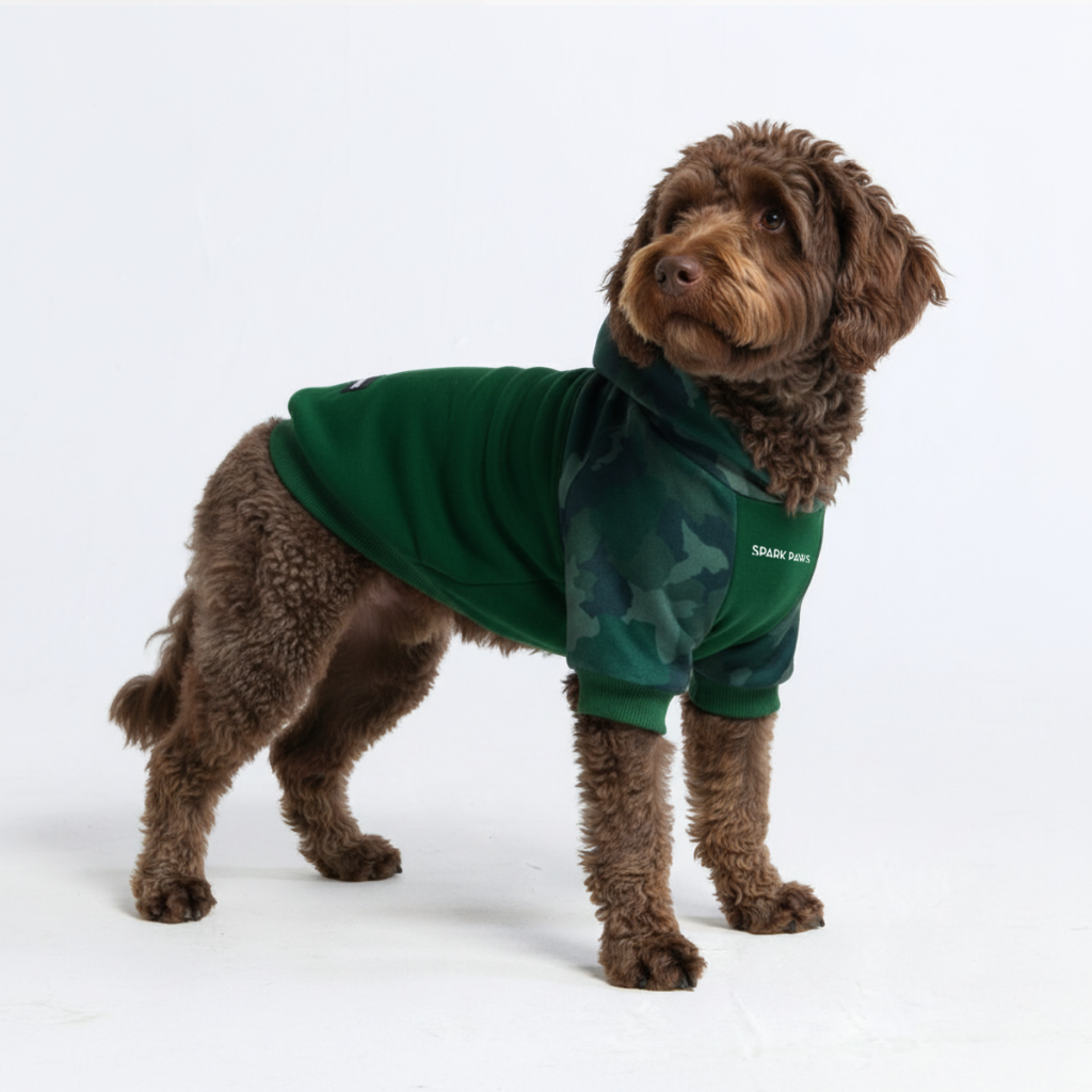 Forest Camo Dog Hoodie - Image 6