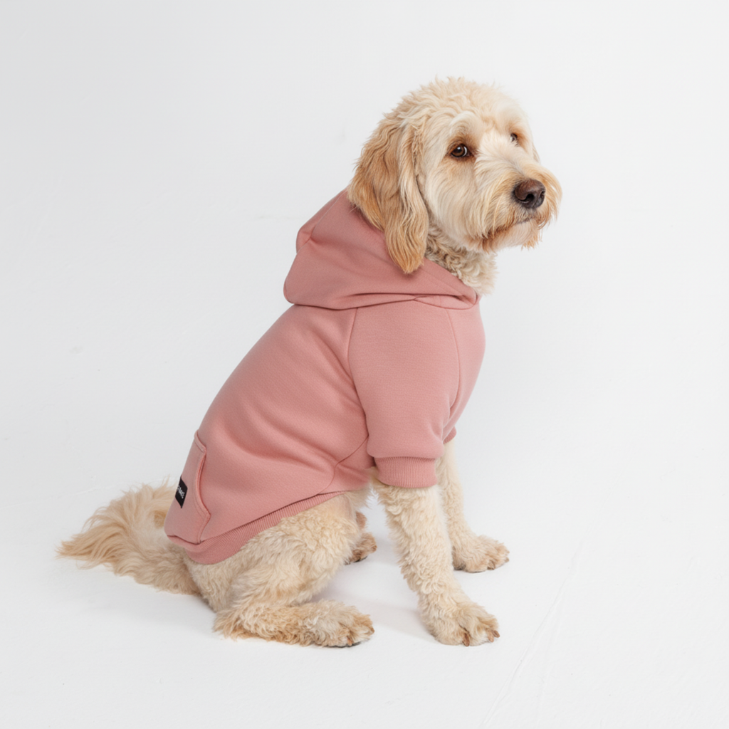Essential Dog Hoodie - Dusty Pink - Image 5