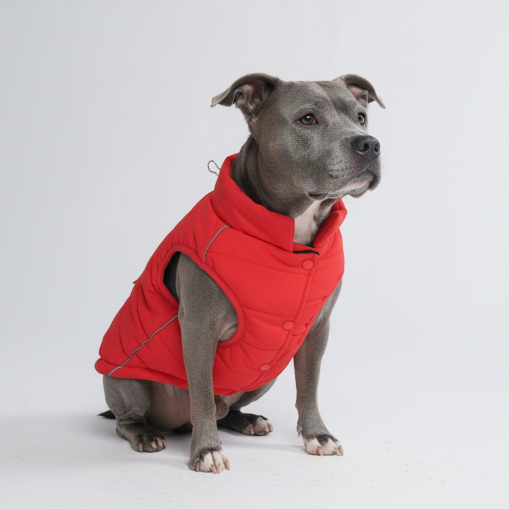 WarmShield Water-Resistant Jacket - Red - Image 5