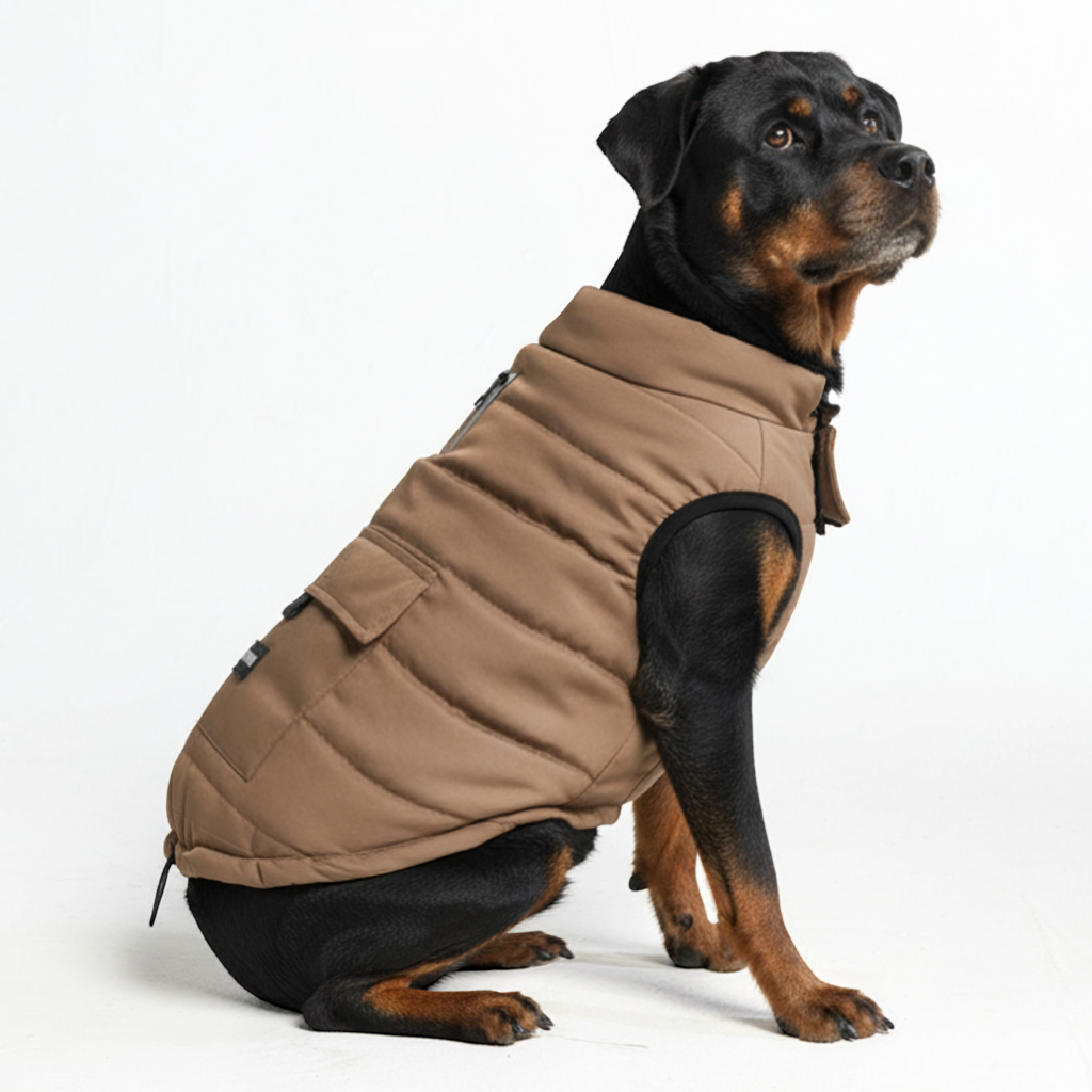 WarmShield Water-Resistant Jacket - Tan - Image 6