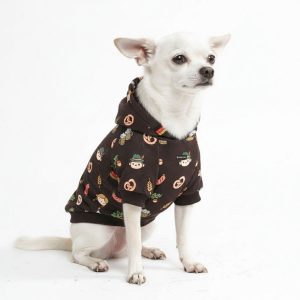 The Germany Dog Hoodie - Dark Brown