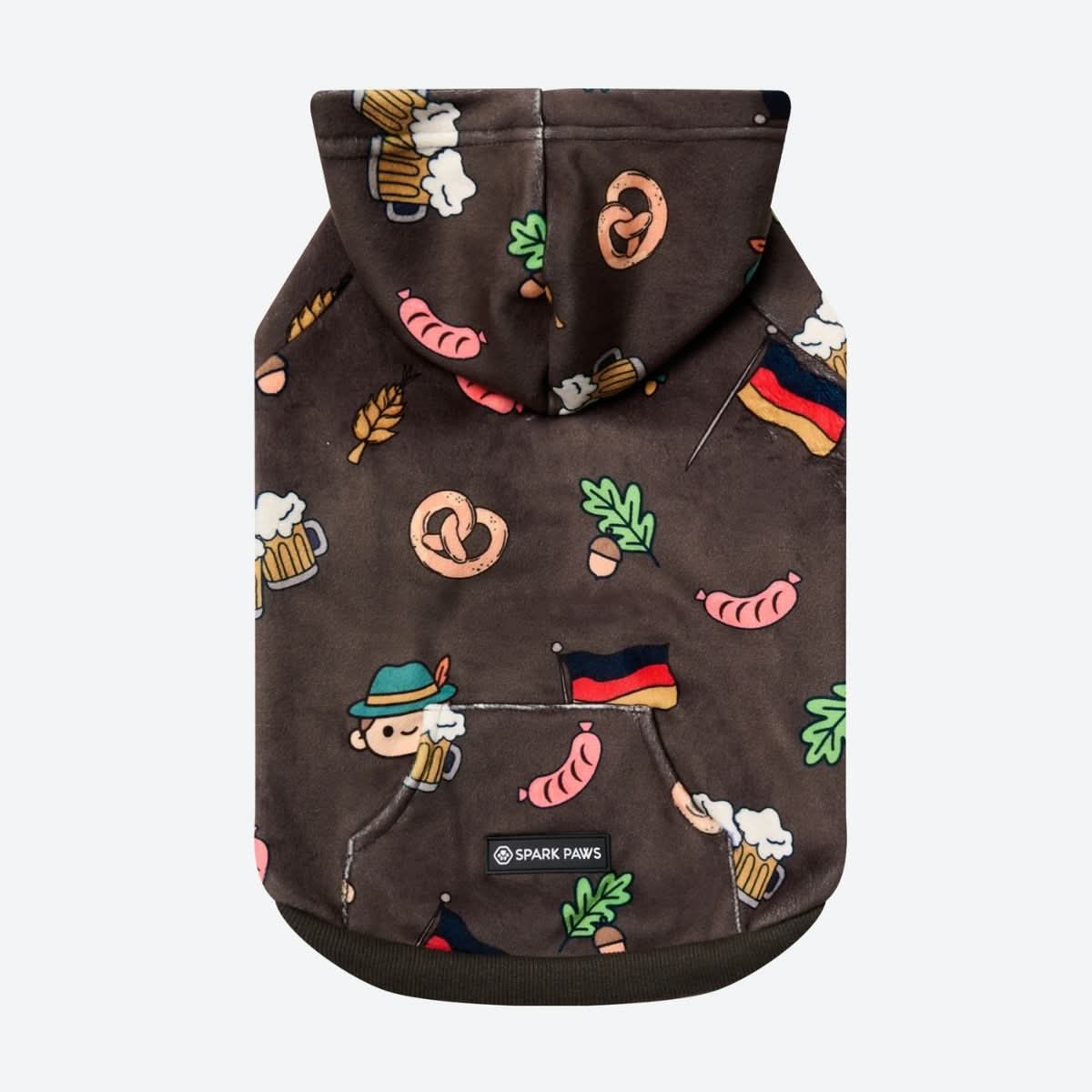 The Germany Dog Hoodie - Dark Brown - Image 6
