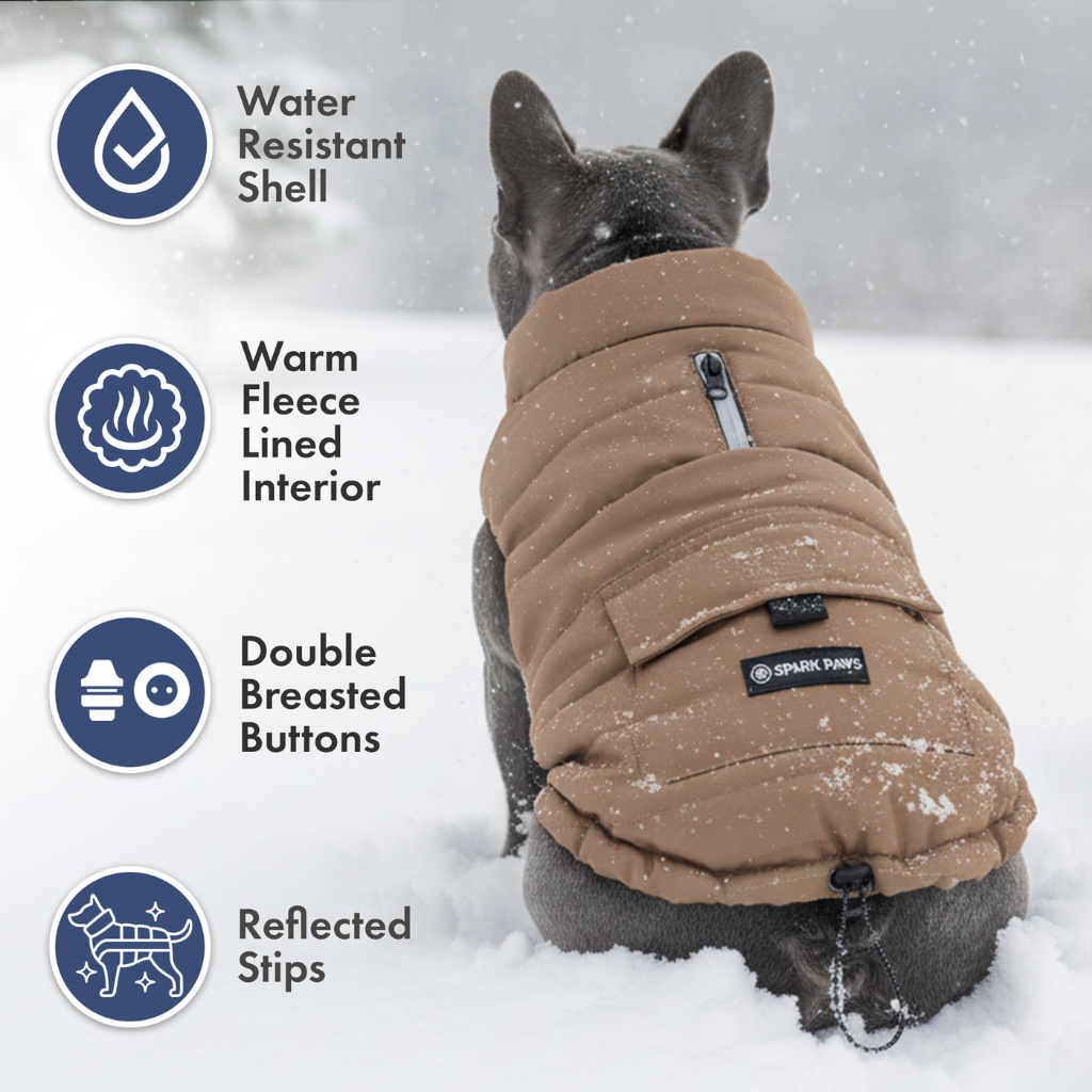 WarmShield Water-Resistant Jacket - Tan - Image 10