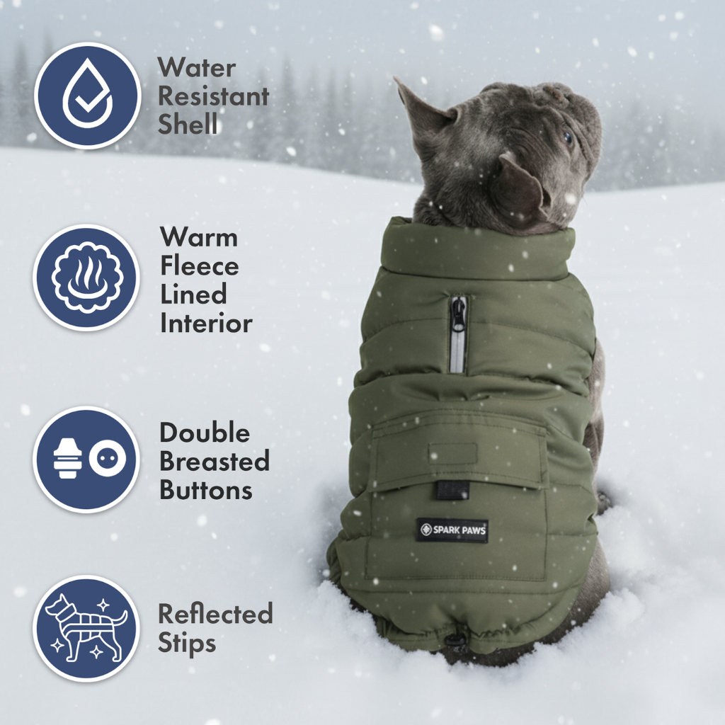 WarmShield Water-Resistant Jacket - Olive - Image 14