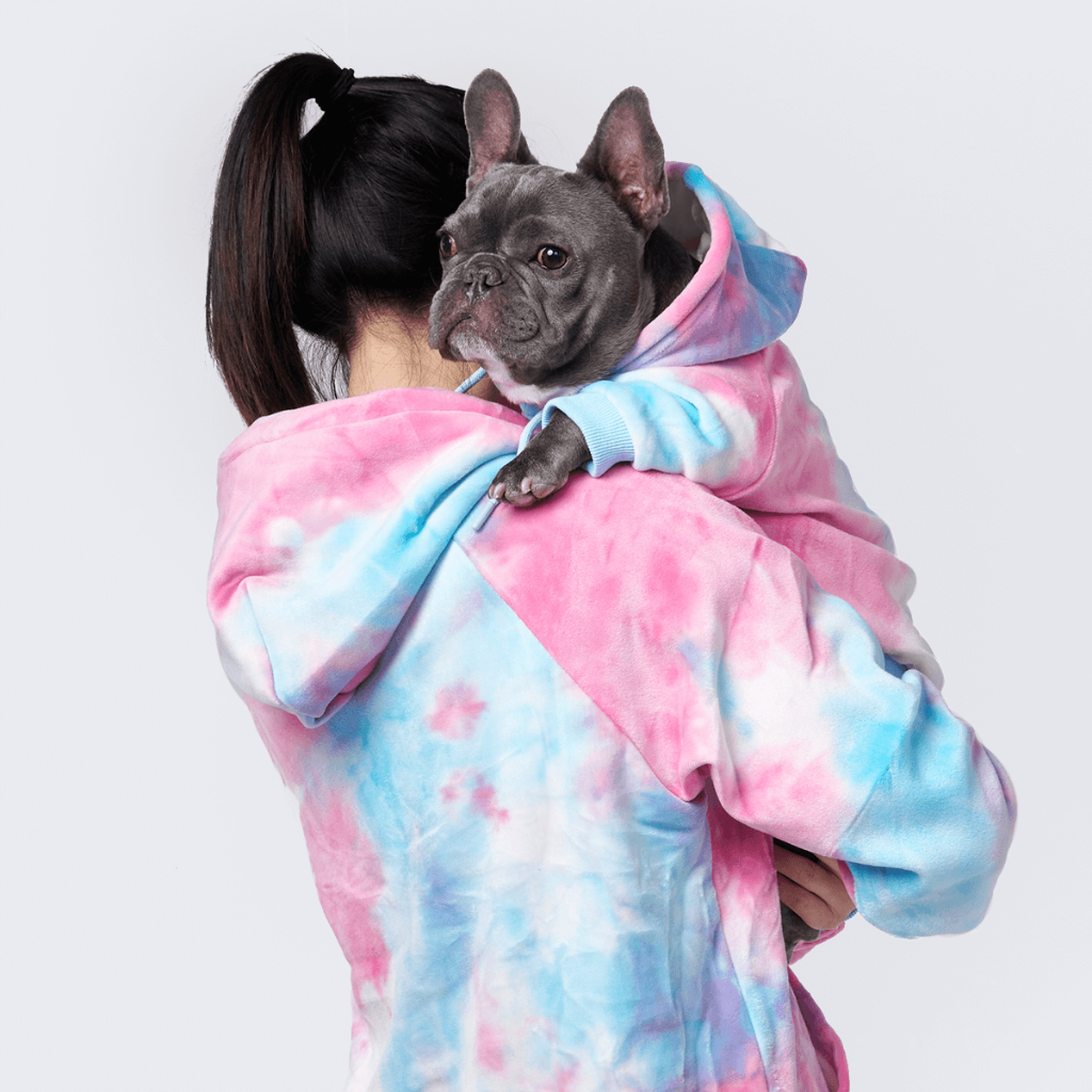Velvet Dog Hoodie - Snow Cone - Image 12