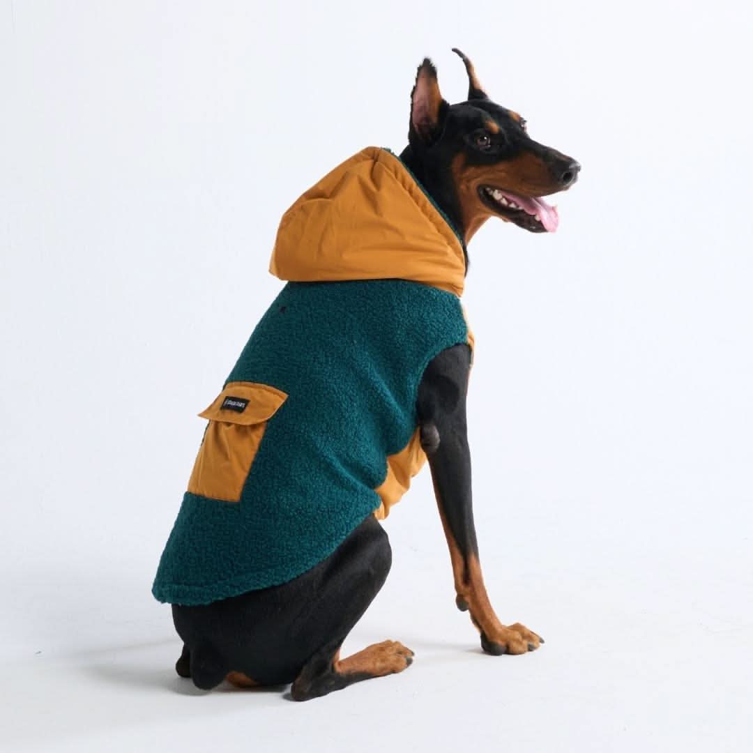 Reversible Jacket - Green and Orange - Image 12
