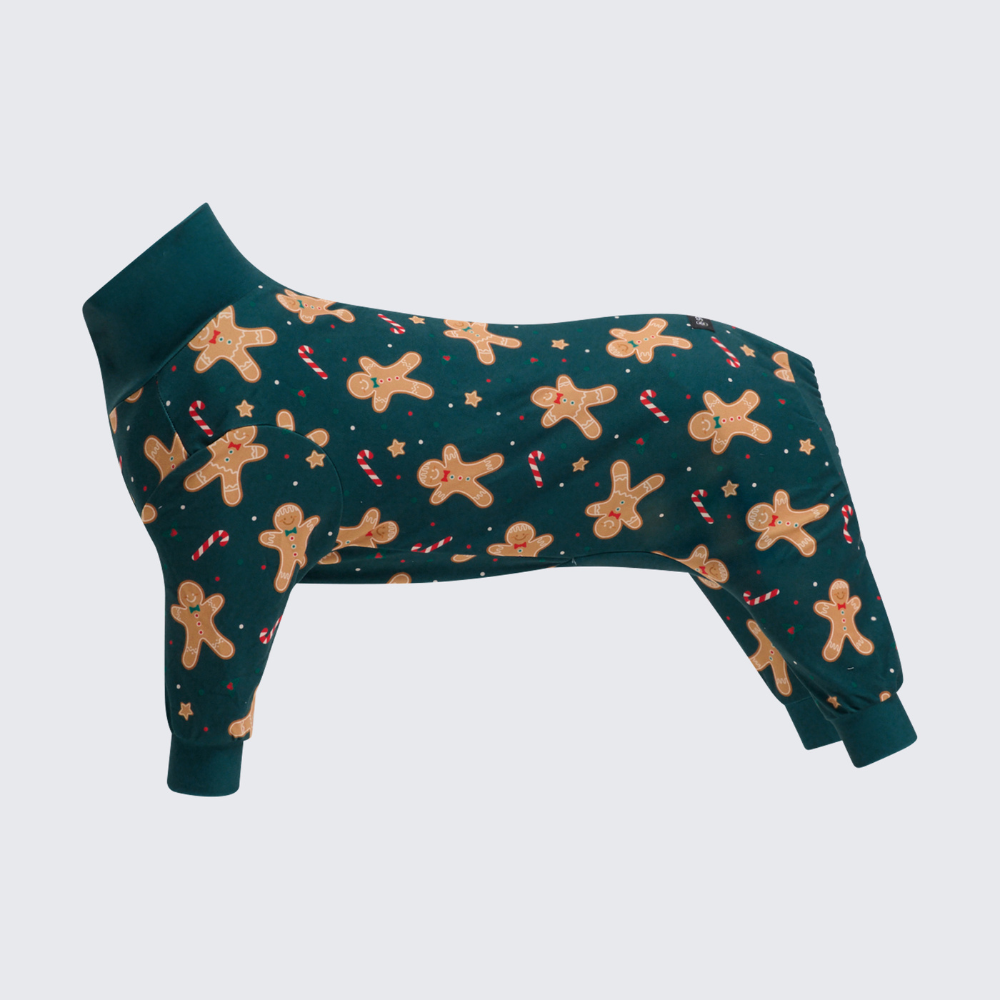 Dog Christmas Pajama - Gingerbread Man - Image 10