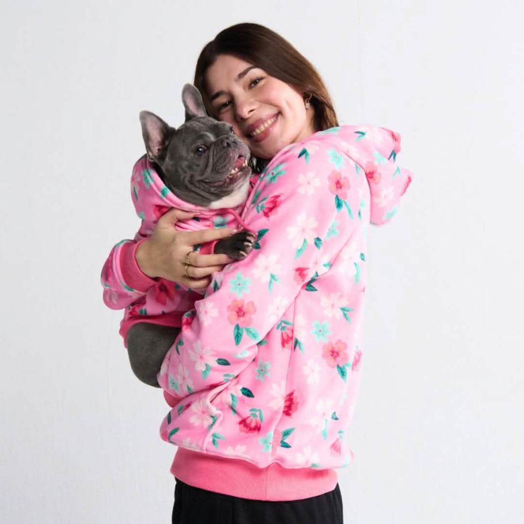 Blossom Dog Hoodie - Pink - Image 13