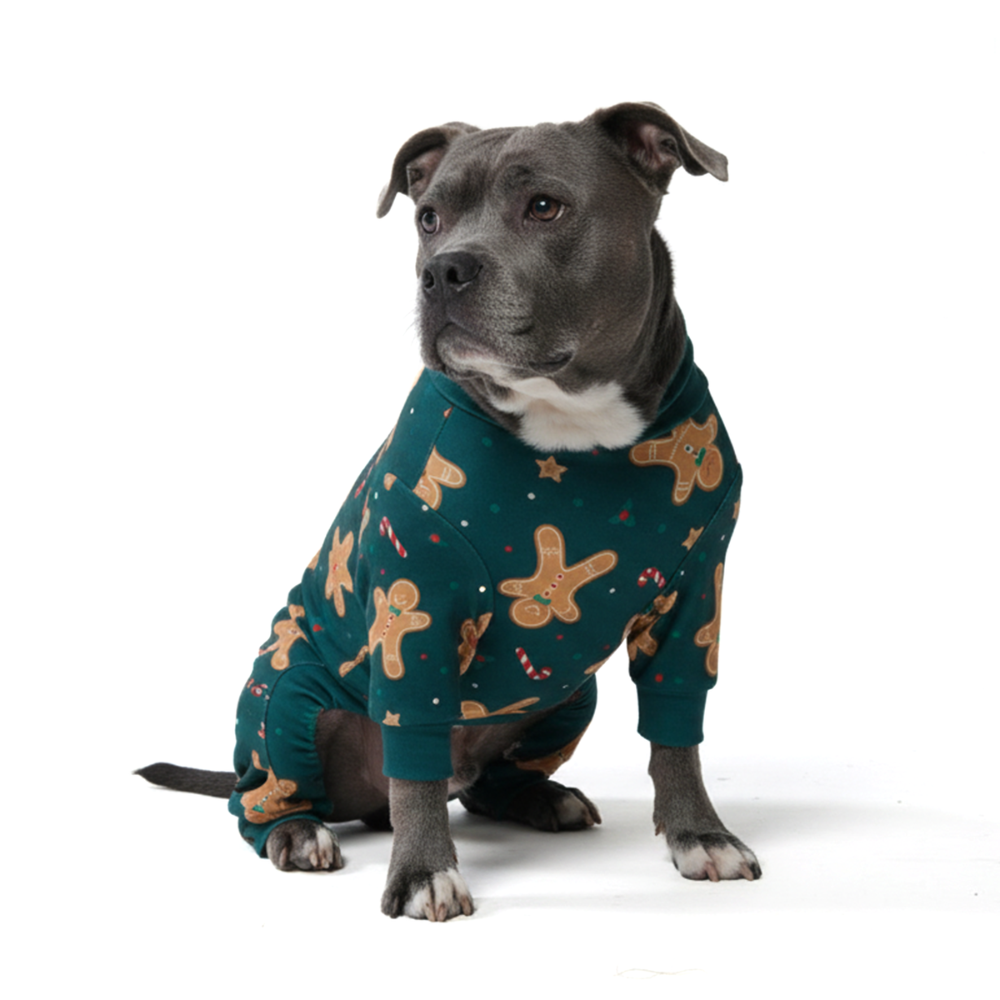 Dog Christmas Pajama - Gingerbread Man - Image 6