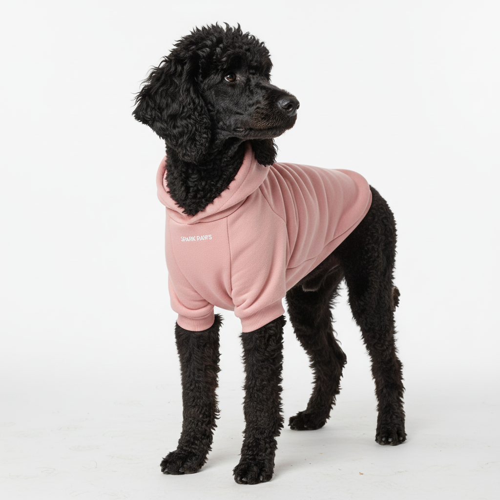 Essential Dog Hoodie - Dusty Pink - Image 6