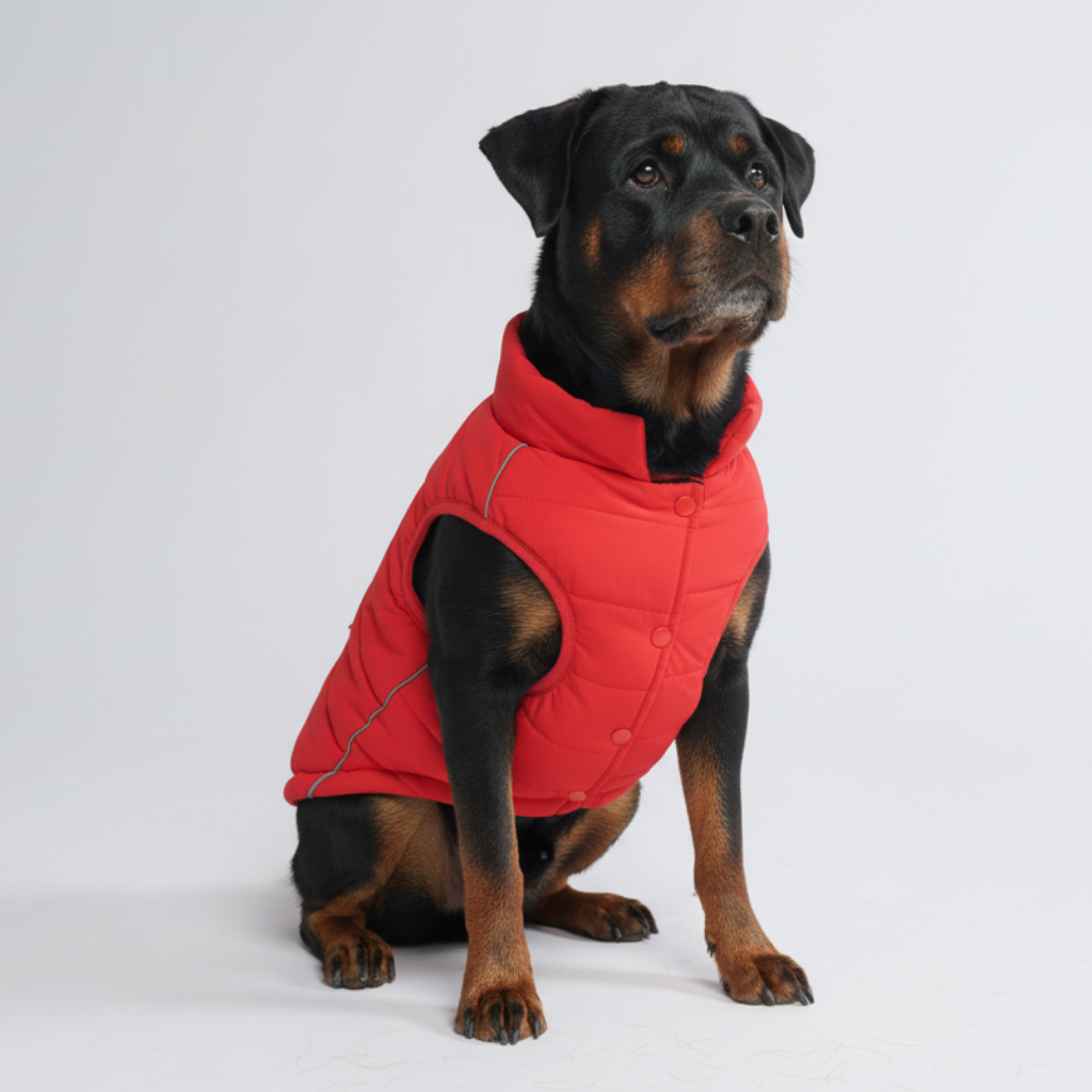 WarmShield Water-Resistant Jacket - Red - Image 6
