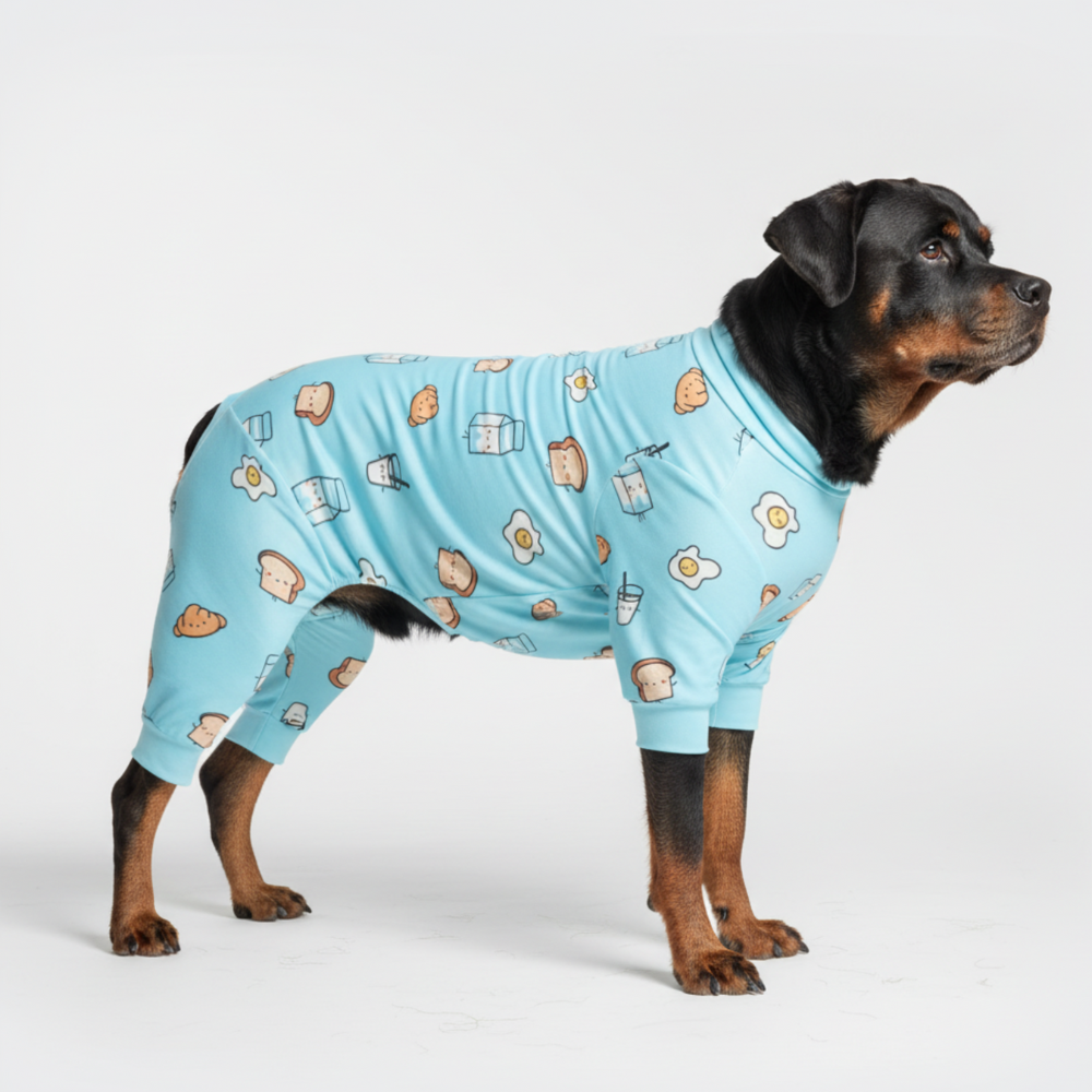Dog Pajama - Breakfast Blue - Image 8
