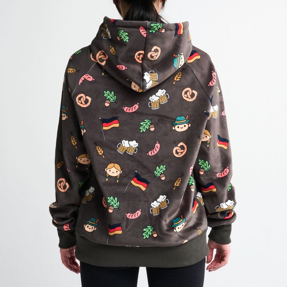 The Germany Human Hoodie - Dark Brown - Image 2