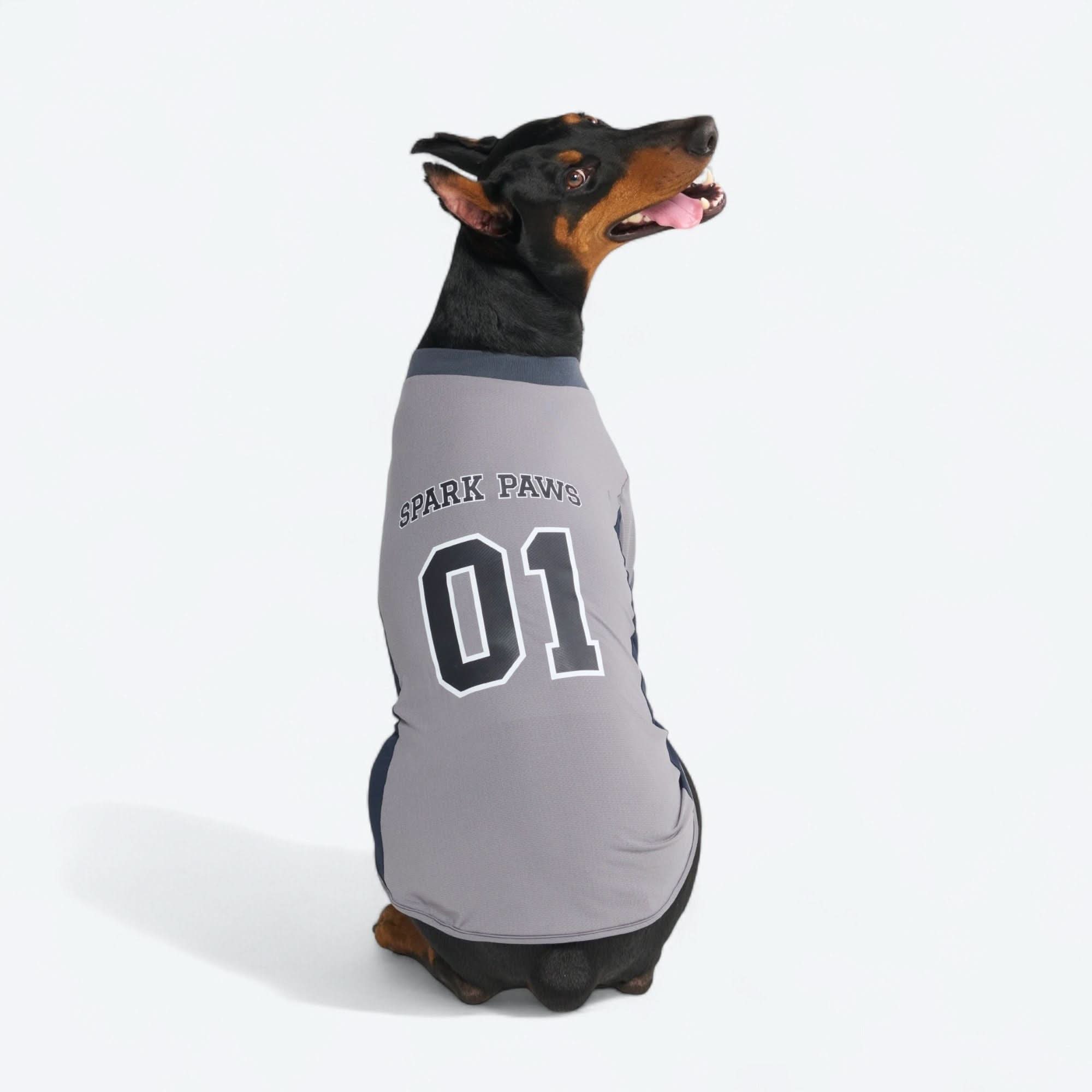 Football Mesh Jersey - Grey - Image 3