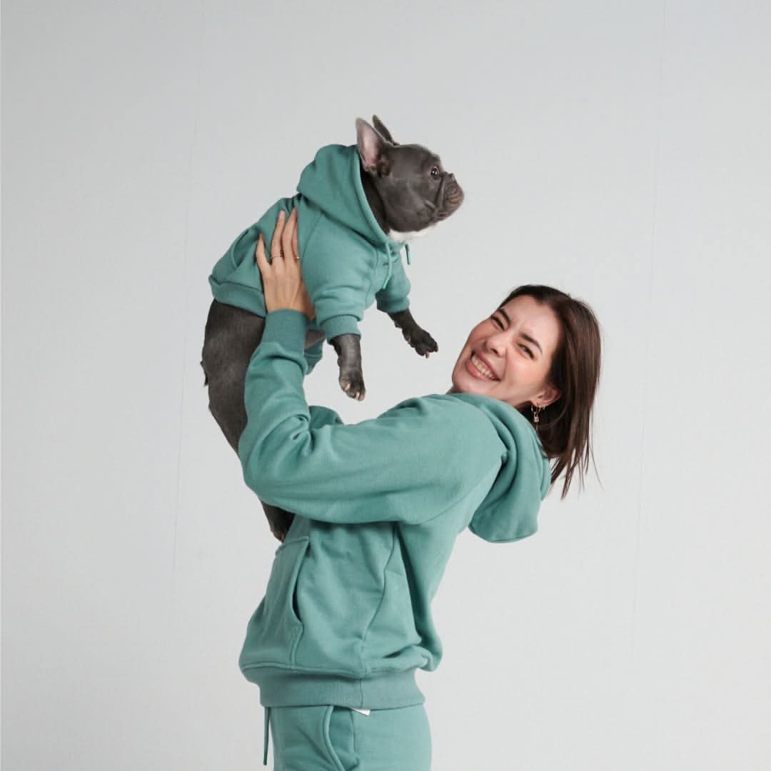 Essential Human Hoodie - Teal - Image 6