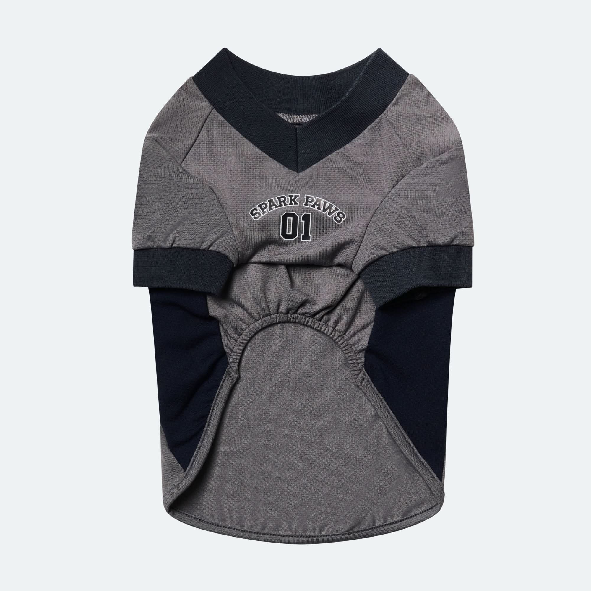 Football Mesh Jersey - Grey - Image 4