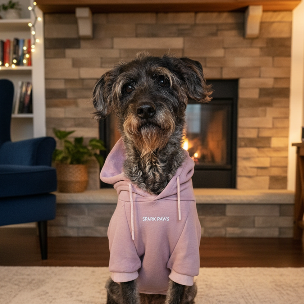 Essential Dog Hoodie - Purple Taupe - Image 11