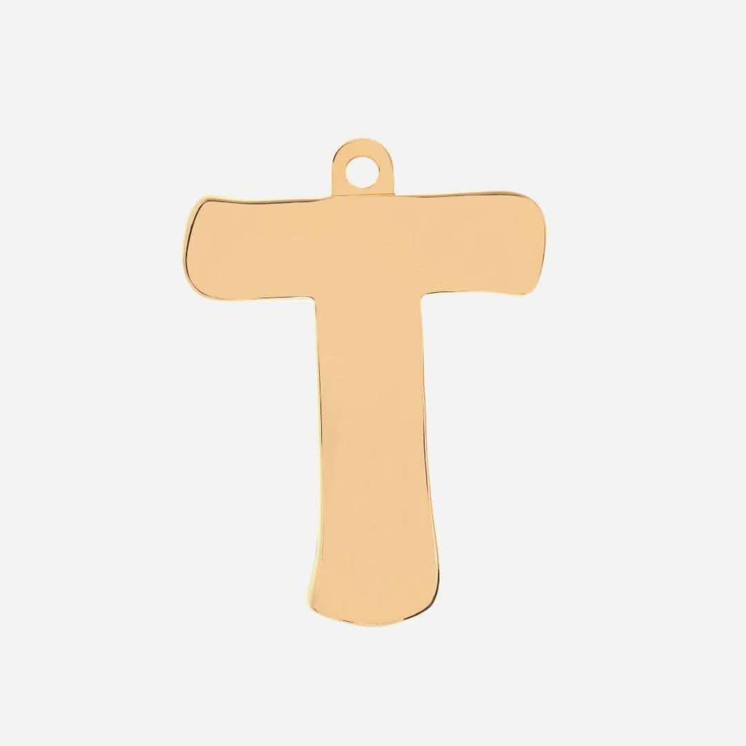 Initial Letter Jewelry Tag - T - Image 3